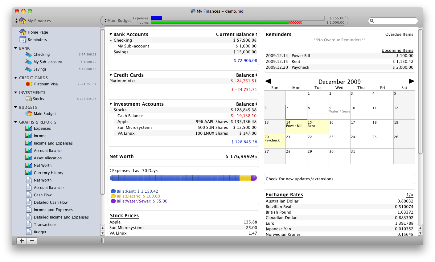 budget software for the mac